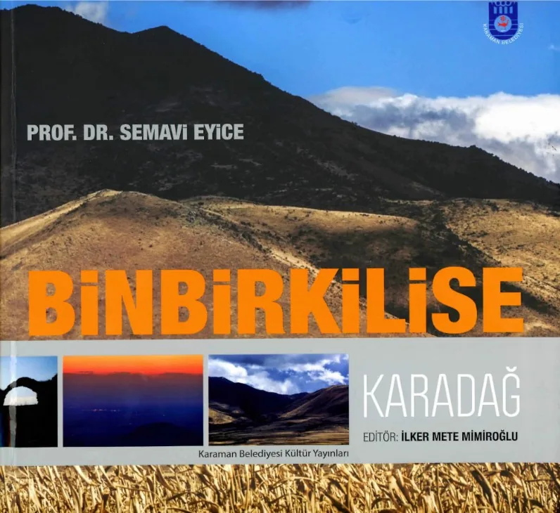 Binbirkilise – Karadağ kapağı